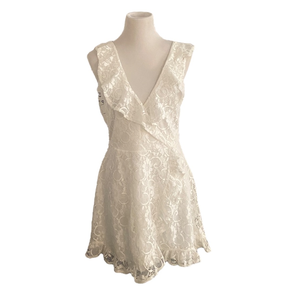Charlotte Russe white lace dress